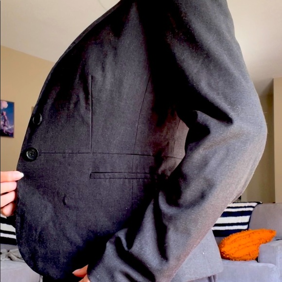 Sz 6 Charcoal blazer - Picture 3 of 8